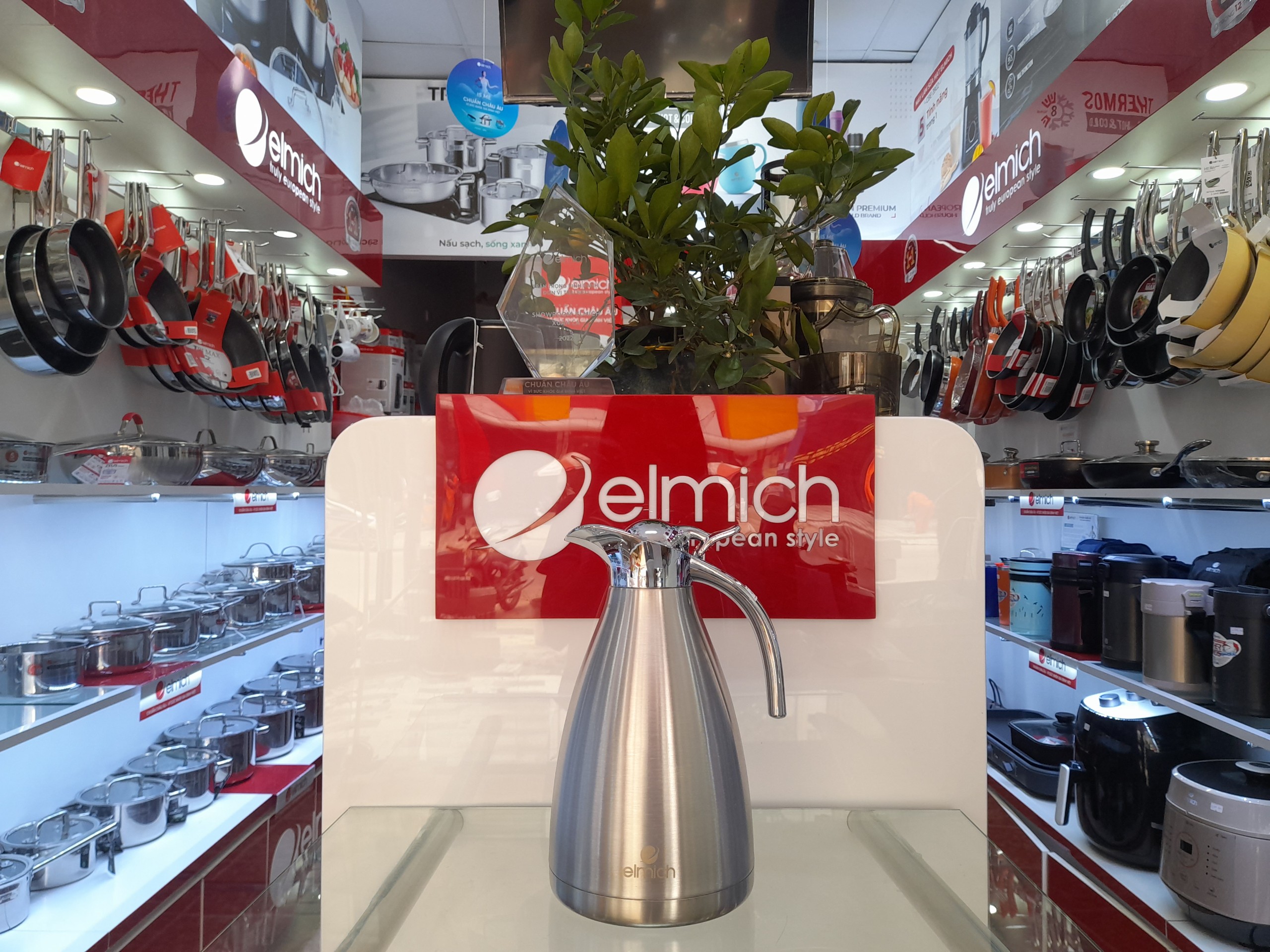 Bình giữ nhiệt gia đình inox 304 Elmich EL8297 dung tích 1.5L