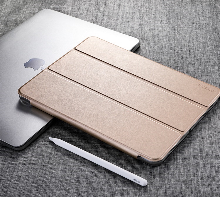 Bao da chính hãng ROCK Touch Series cho iPad Pro 12.9 2018 - Vàng