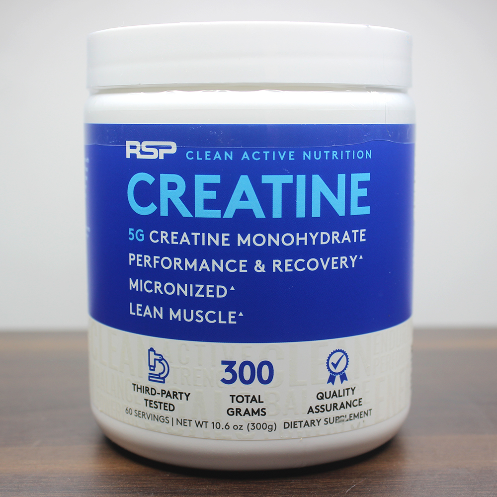 Combo Thực phẩm bổ sung Creatine của RSP hộp 60 lần dùng hỗ trợ tăng sức bền, sức mạnh, độ dày cơ bắp &amp; Bình lắc INOX 739ml (Mẫu ngẫu nhiên)