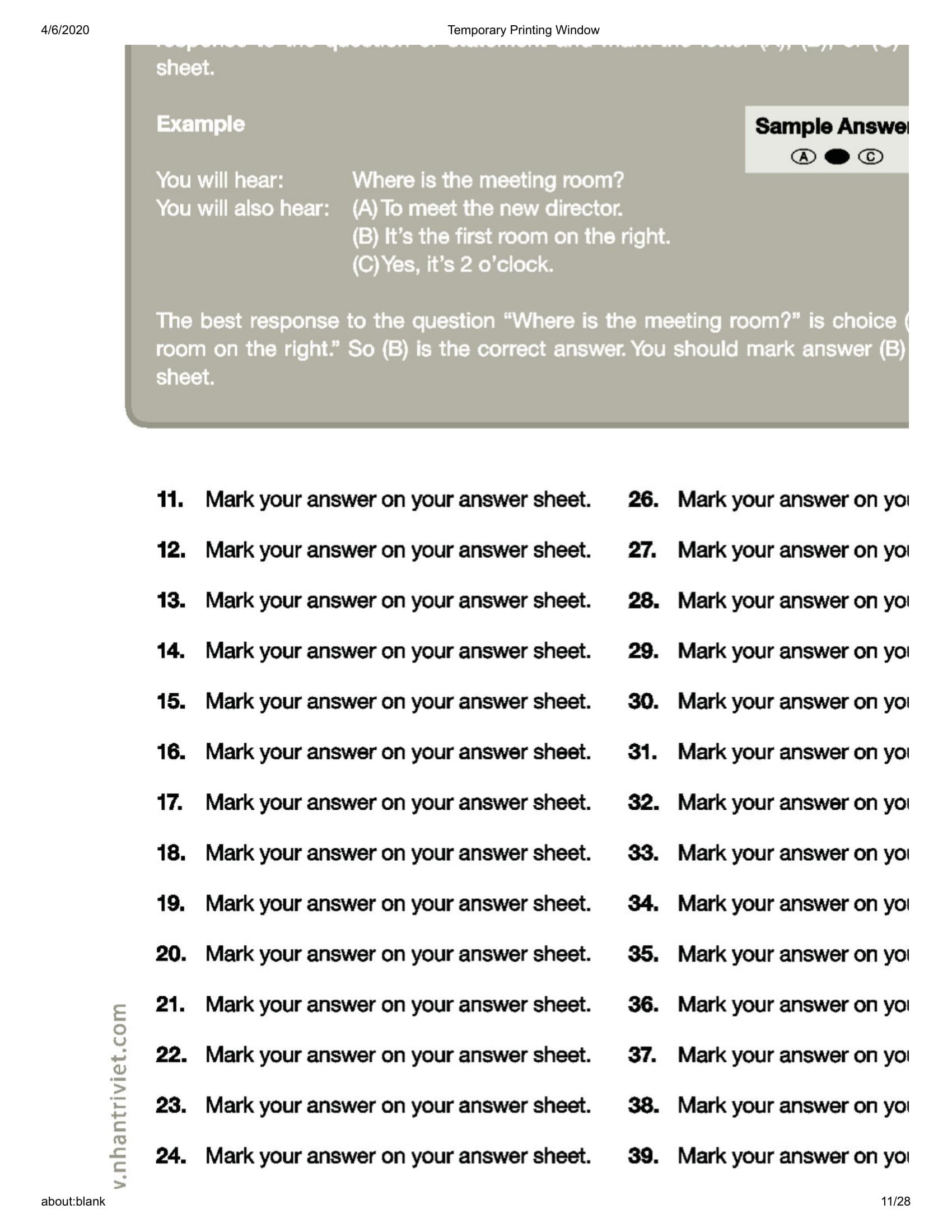 Sách Comprehensive Toeic Training 1000 Practice Test Items (Vol 2) - Kèm CD