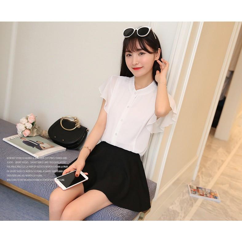 Hàng nhập sơ mi nữ cổ trụ SM19
