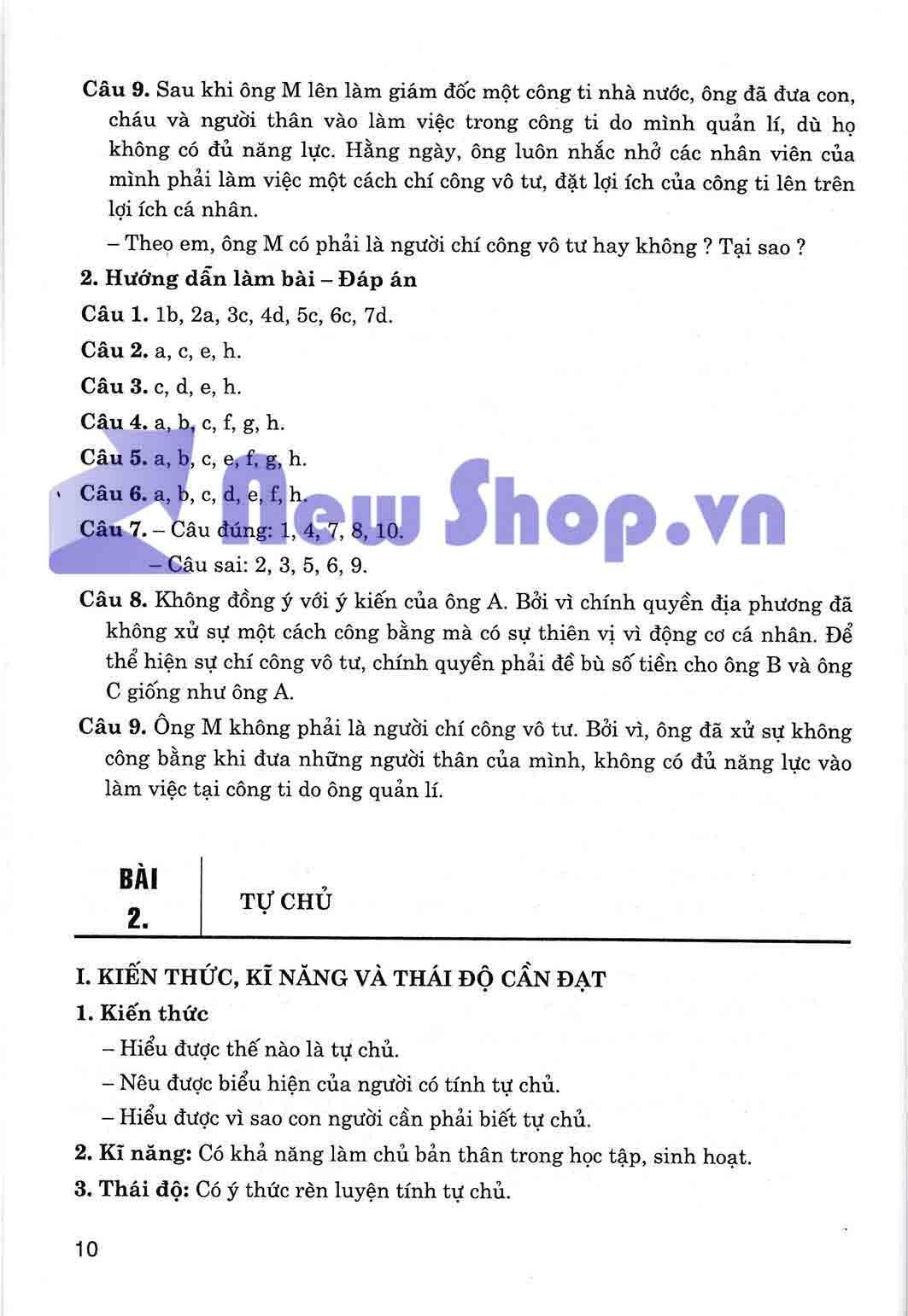 Kiểm Tra Đánh Giá Giáo Dục Công Dân 9