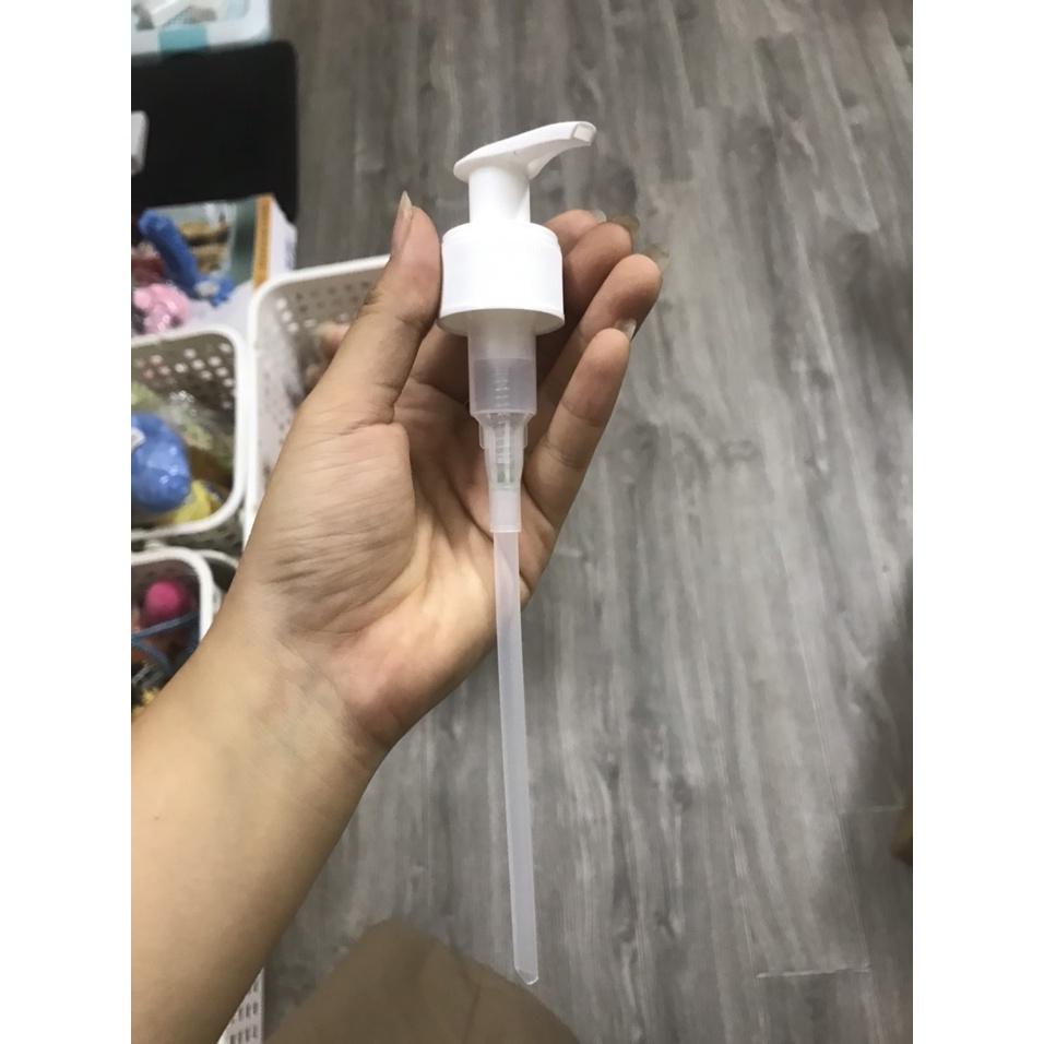 Chai nhựa trong 50ml/120ml/250ml/500ml và nắp bật/vòi nhấn/vòi ấn