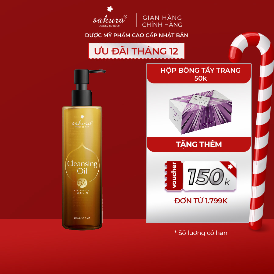 Dầu tẩy trang Sakura Cleansing Oil (150ml)