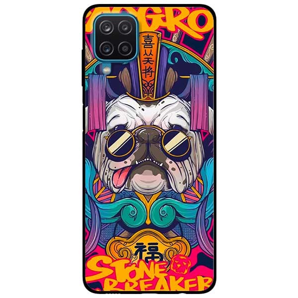 Ốp lưng dành cho Samsung Galaxy A12 - A21s - A31 - mẫu Pulldog Kính Đen