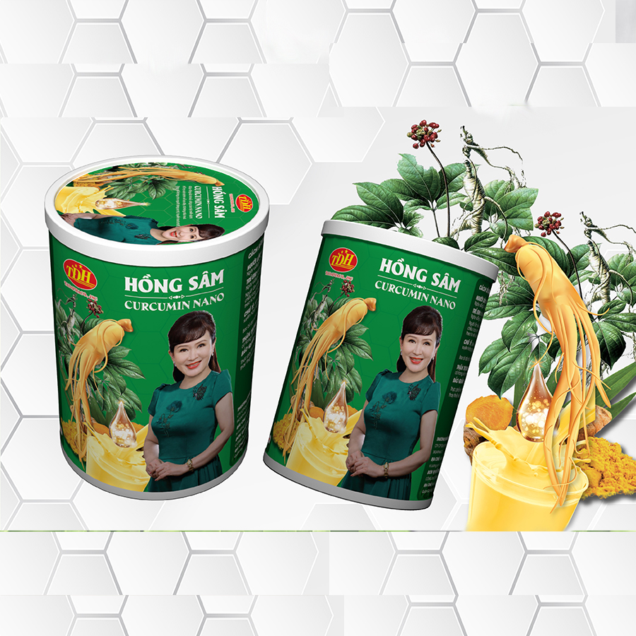 Combo 11 Hộp Hồng Sâm Curcumin Nano 400g