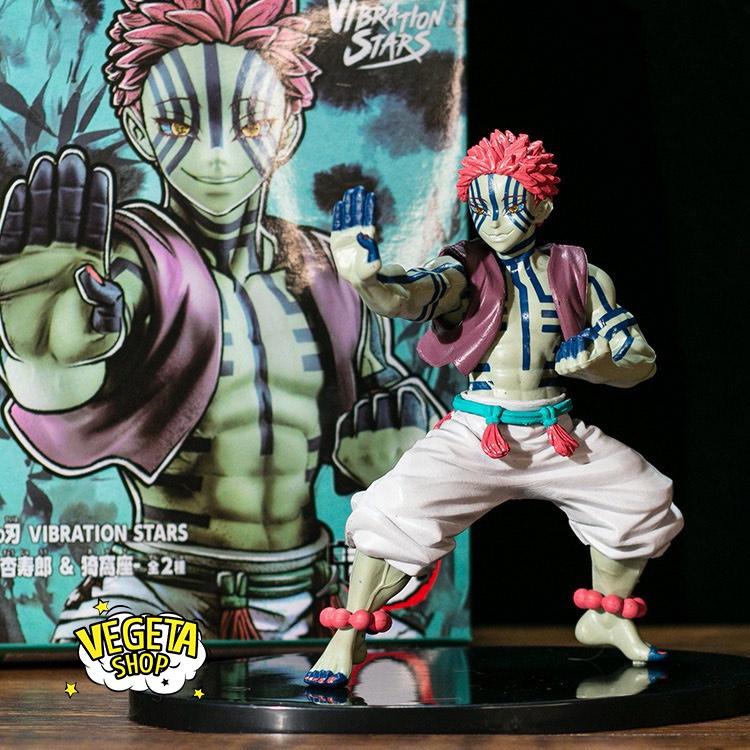 Mô hình Kimetsu No Yaiba - Thanh gươm diệt quỷ - Akaza - Thượng huyền tam Akaza - Vibration Stars - Cao 16cm - Fullbox