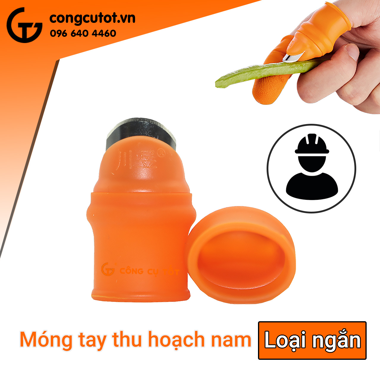 Móng tay thu hoạch nam loại ngắn
