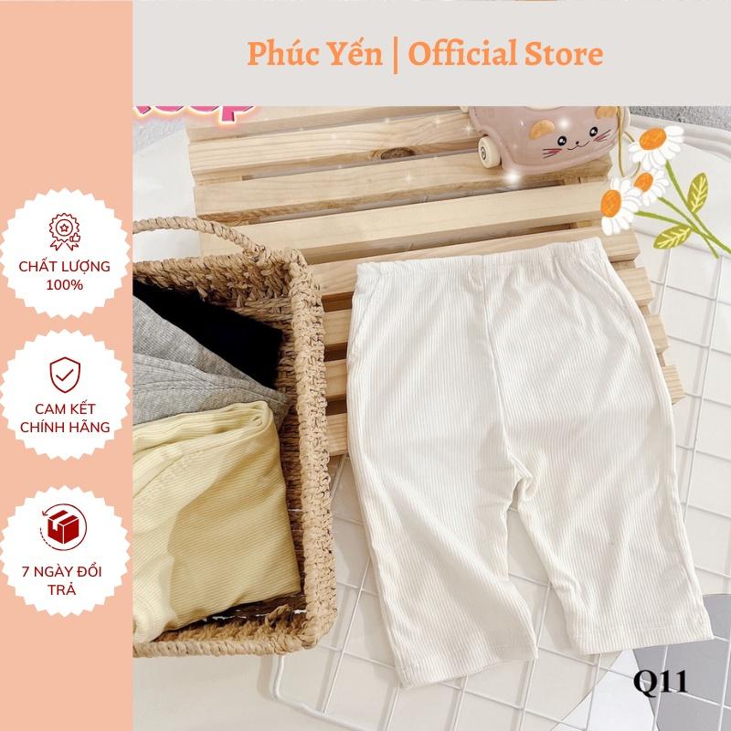 Đồ mặc quần trẻ em Sét 4 quần legging XOOP gân tăm cho bé gái ( 9-19kg) Q11 Shop Phúc Yến