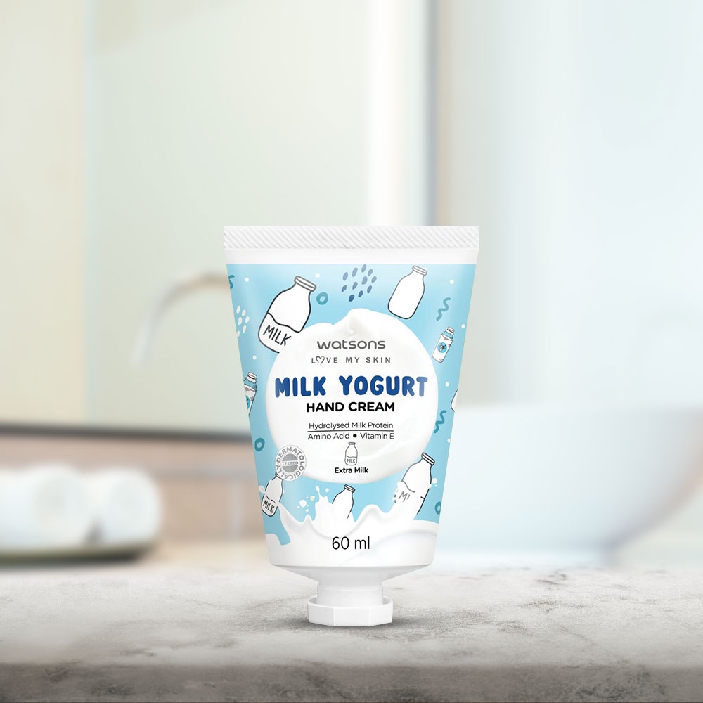 Kem Dưỡng Tay Watsons Milk Yogurt Hương Sữa Hand Cream Extra Milk 60ml