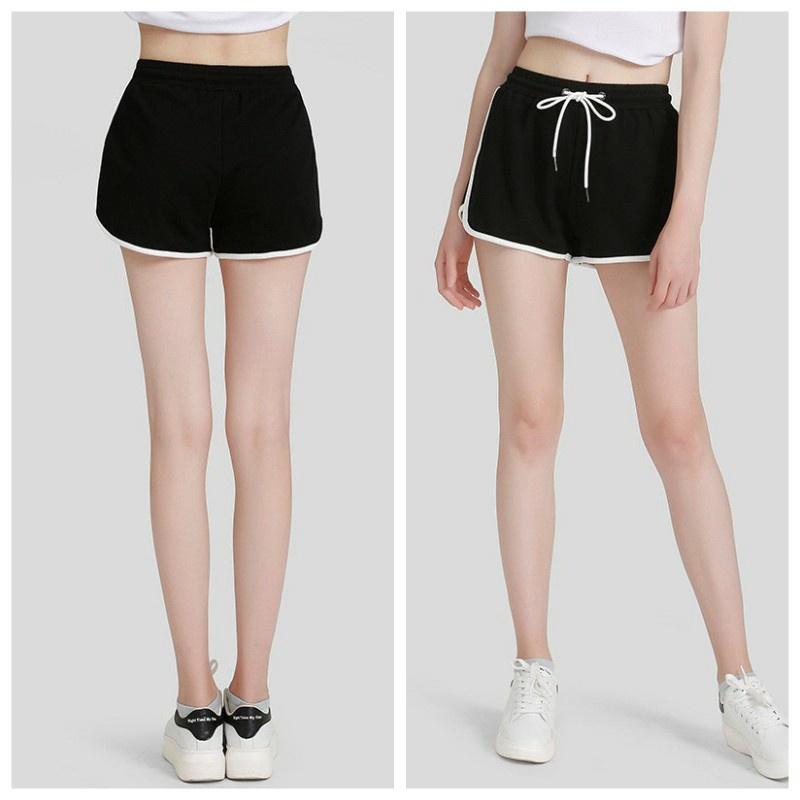 Quần Short Nữ Đùi mặc nhà Viền Kẻ Trắng Thể Thao Ulzzang Buộc Dây Hot Trend mát mẻ sexy 3158 Store
