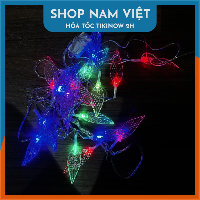 Dây Đèn LED Trang Trí Đổi Màu 3m 16 Bóng - Chính Hãng NAVIVU