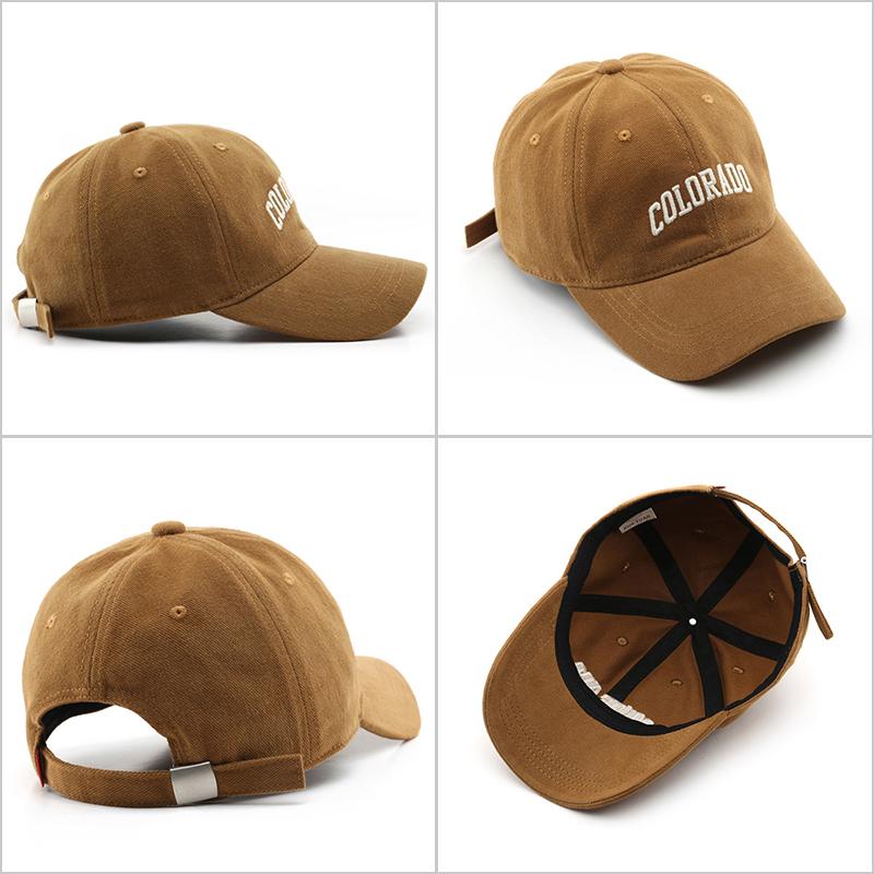 SLECKTON Cotton Mũ Lưỡi Trai Bóng Chày Cho Nữ Và Nam Thêu Chữ “COLORADD” Mũ Chống Nắng Mùa Hè Nón Snapback Thời Trang Unisex Color: Beige Size: Adjustable