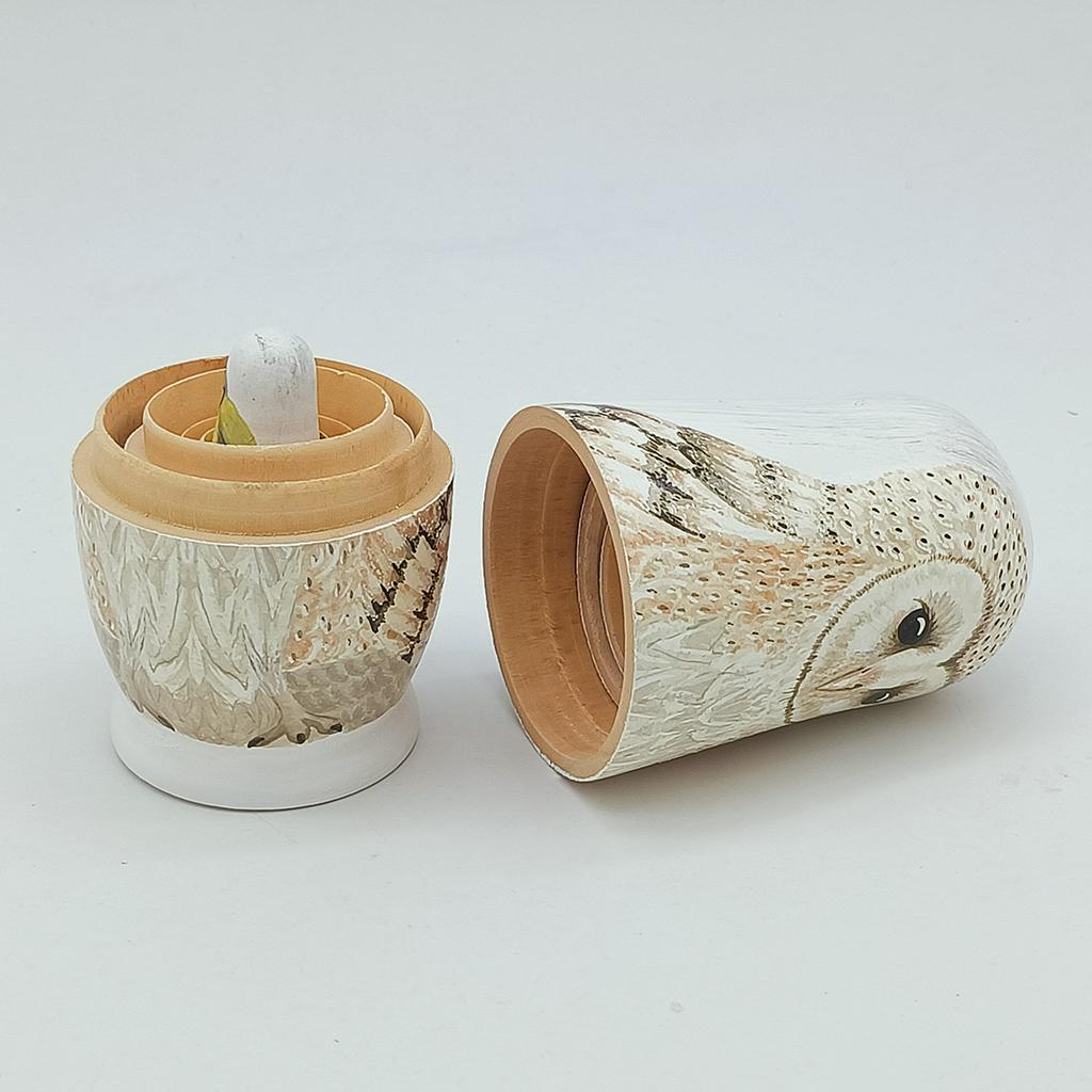 Matryoshka Russian Nesting Dolls Babushka Wooden Owl Stacking Dolls Figurine