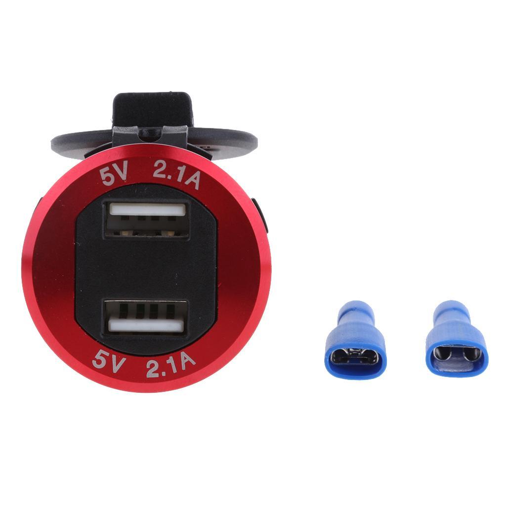 Universal Portable Fast Dual USB Car Charger for Mobile Phone New