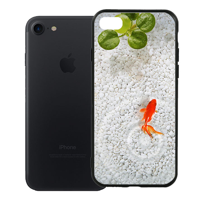 Ốp Lưng Viền TPU Cao Cấp Cho iPhone 7 - Cá Koi 01