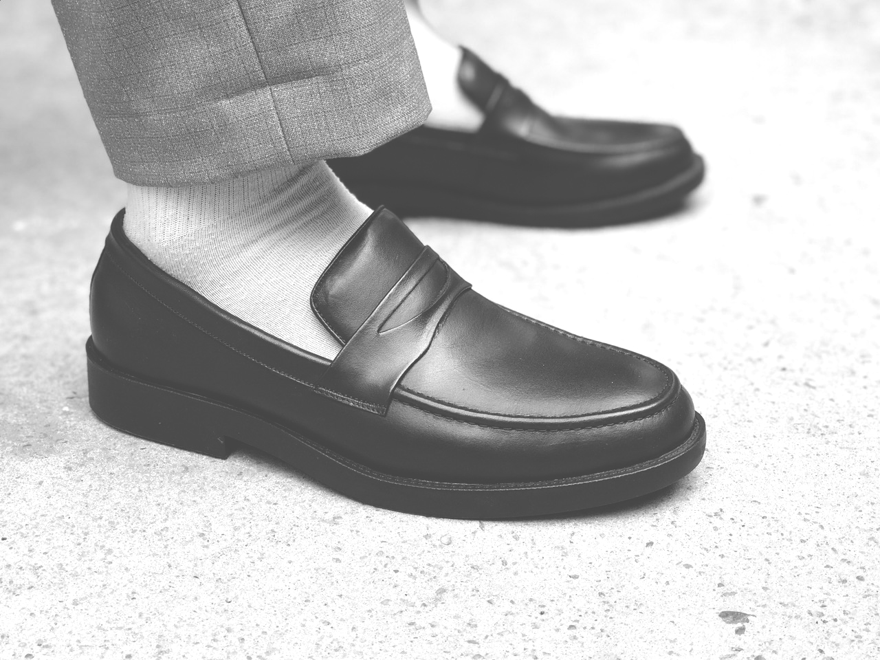 Giày tây công sở nam lười da bò cao cấp loafer penny phong cách hàng quốc
