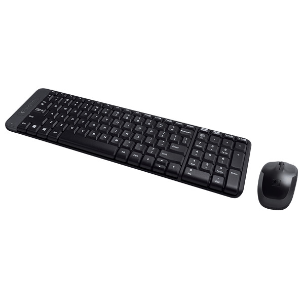 Combo Bàn Phím Chuột Logitech Không Dây MK220 - Hàng Chính Hãng