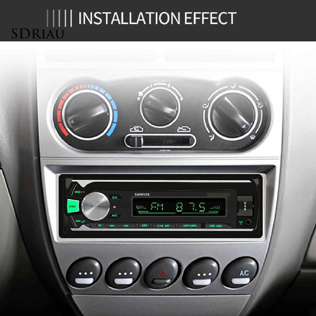 *QCDZ* 508 12V Car Bluetooth U Disk/TF Card/AUX/FM Radio Audio Stereo MP3 Player