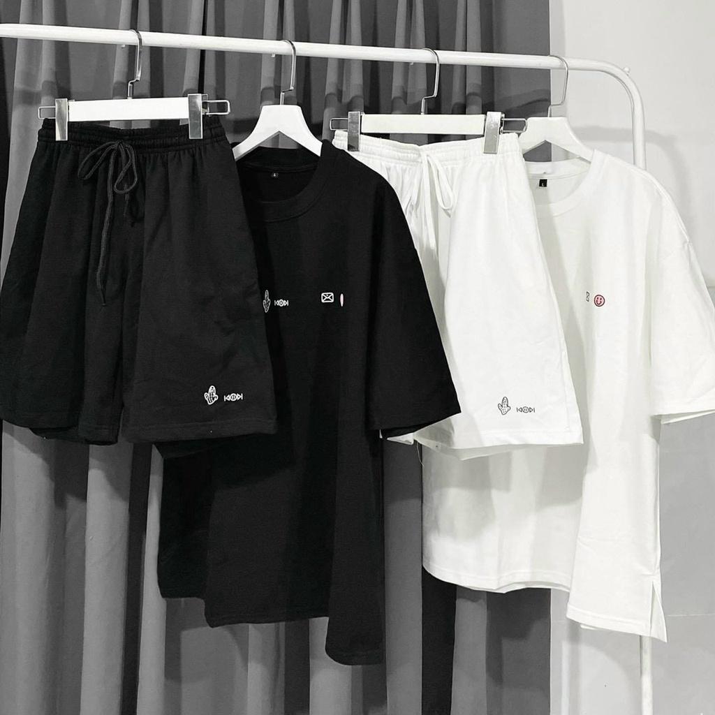 Set đồ bộ họa tiết ️ Bộ mặc nhà cotton Họa Tiết Ullzang
