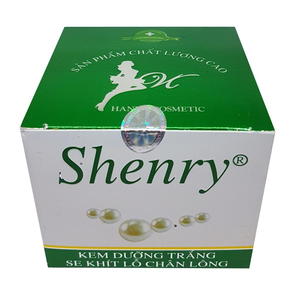 KEM DƯỠNG TRẮNG SE KHÍT LỖ CHÂN LÔNG SHENRY 20G