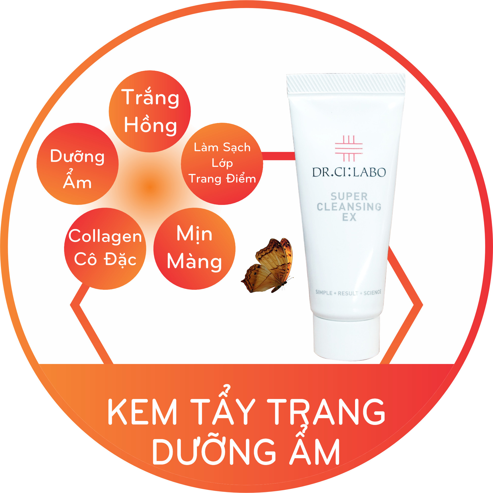 Bộ Sản Phẩm Dưỡng Da Cơ Bản Dr.Ci:Labo Moisturizing Skin Care Basic Set Giúp Tẩy Trang - Dưỡng Ẩm Và Làm Trẻ Hóa Da