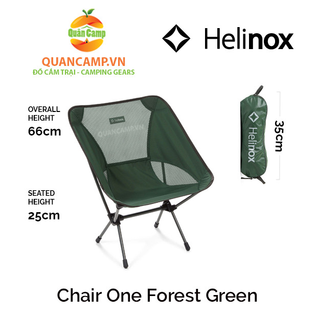 Ghế dã ngoại xếp gọn Helinox Chair One Forest Green