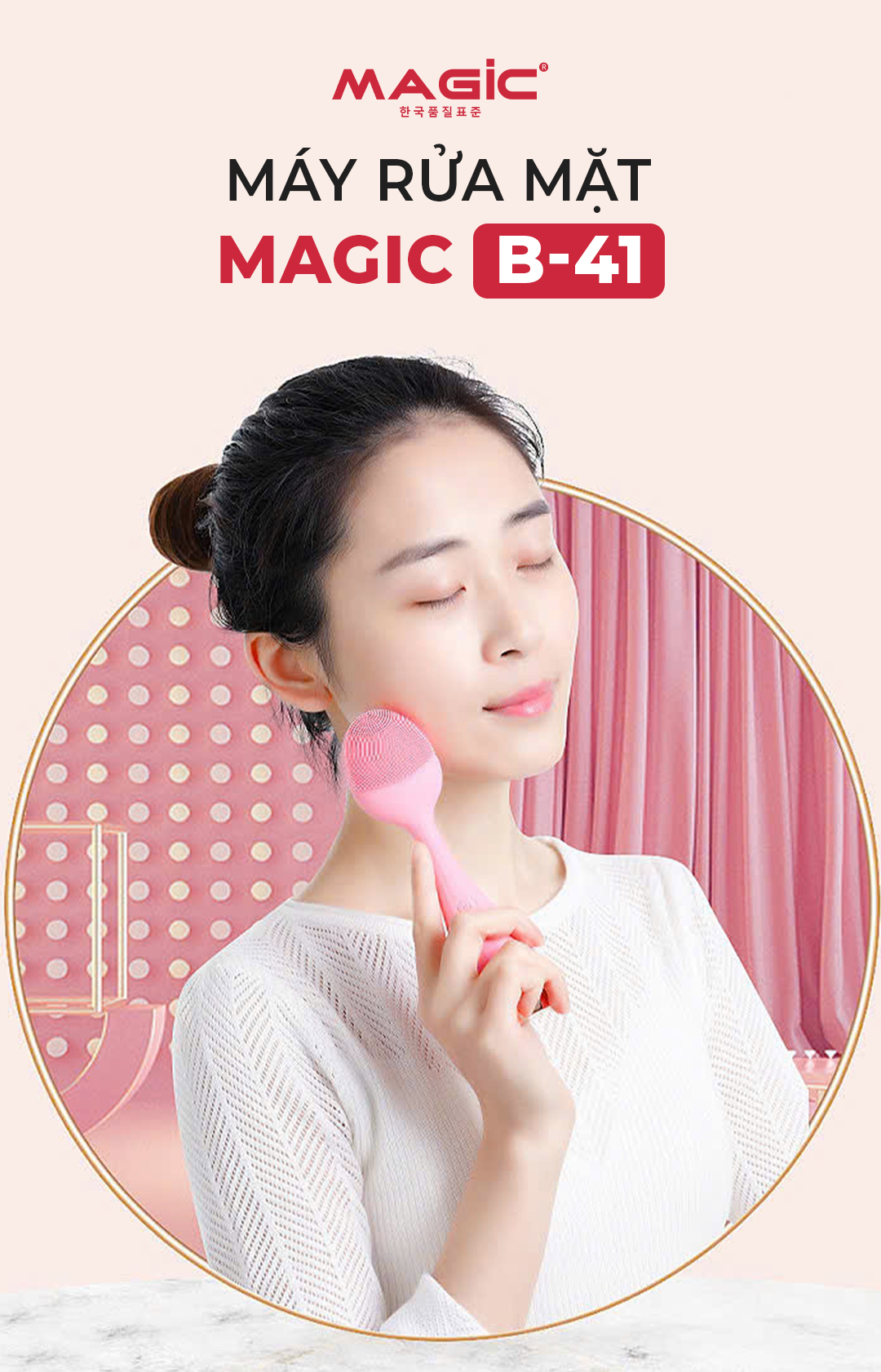Máy Rửa Mặt MAGIC B-41 Hàng chính hãng