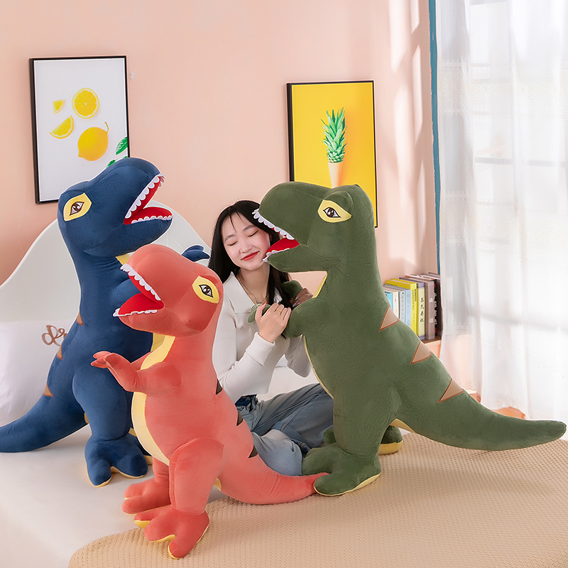 Gấu bông khủng long bạo chúa Dinosaur mạnh mẽ siêu ngầu (30cm---&gt;60cm) vải nhung mềm mịn cao cấp, an toàn cho bé