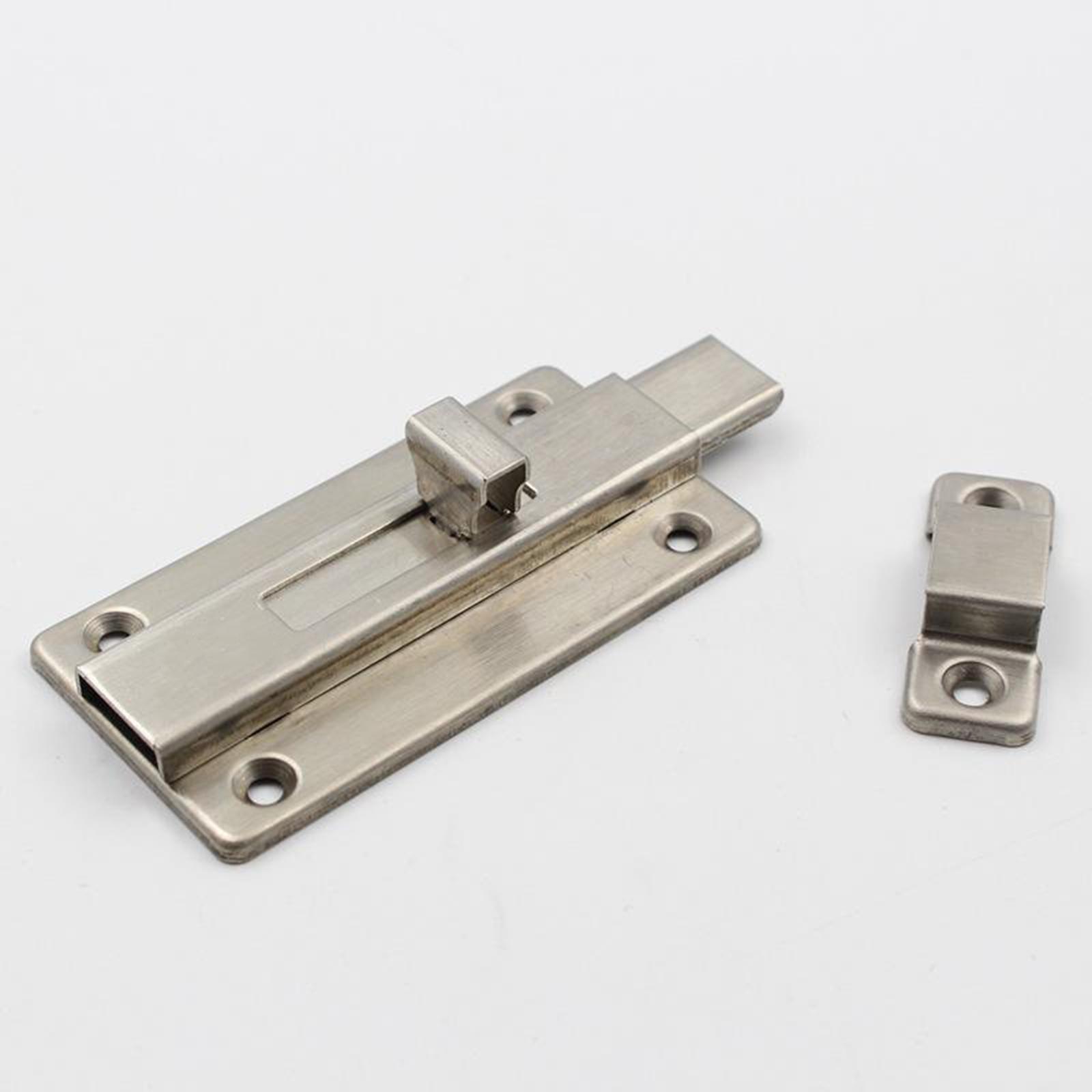 3 Heavy Duty Door  Slide Latch Locks with 4 Inch Screws