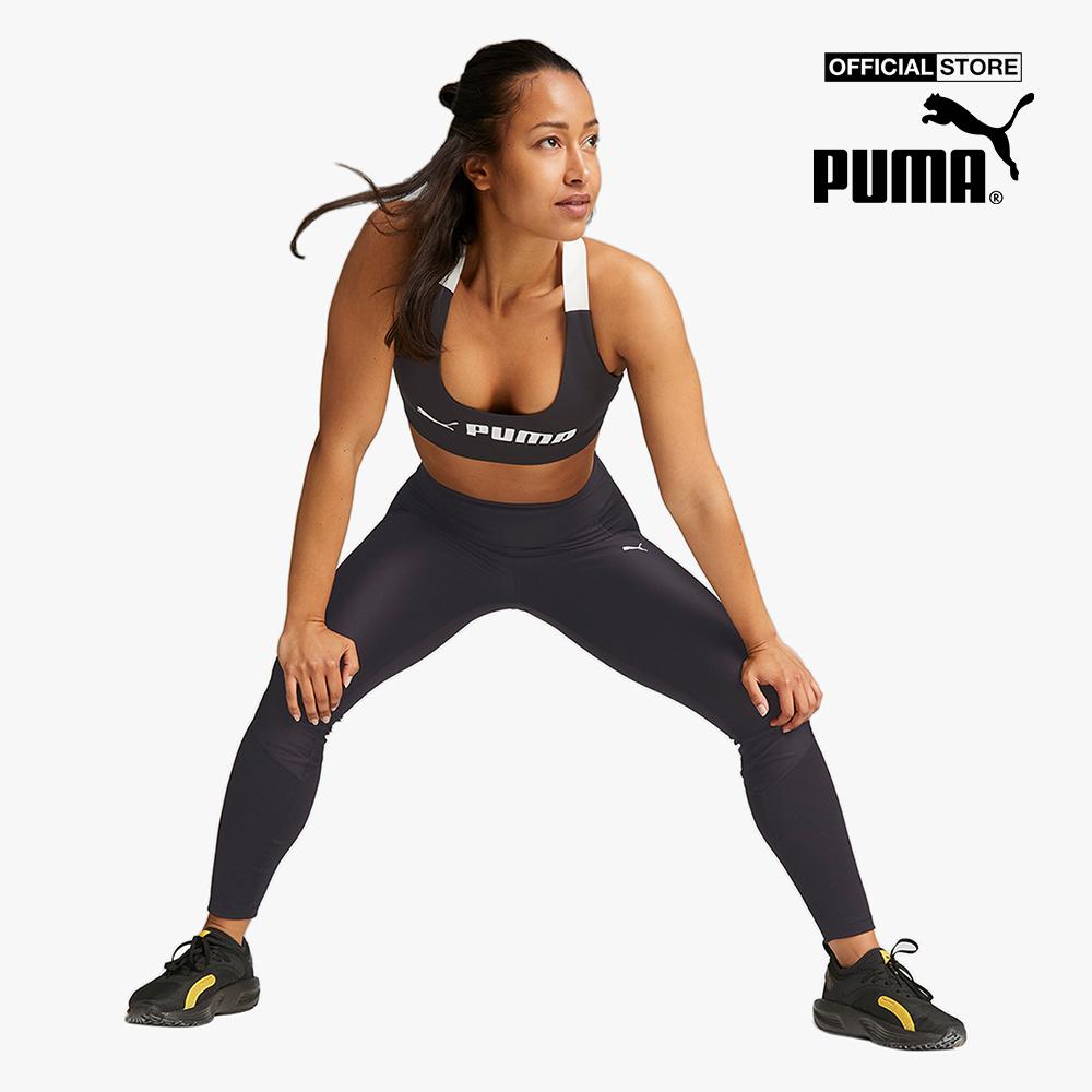 PUMA - Áo bra thể thao nữ Fit Mid Impact 522192-01