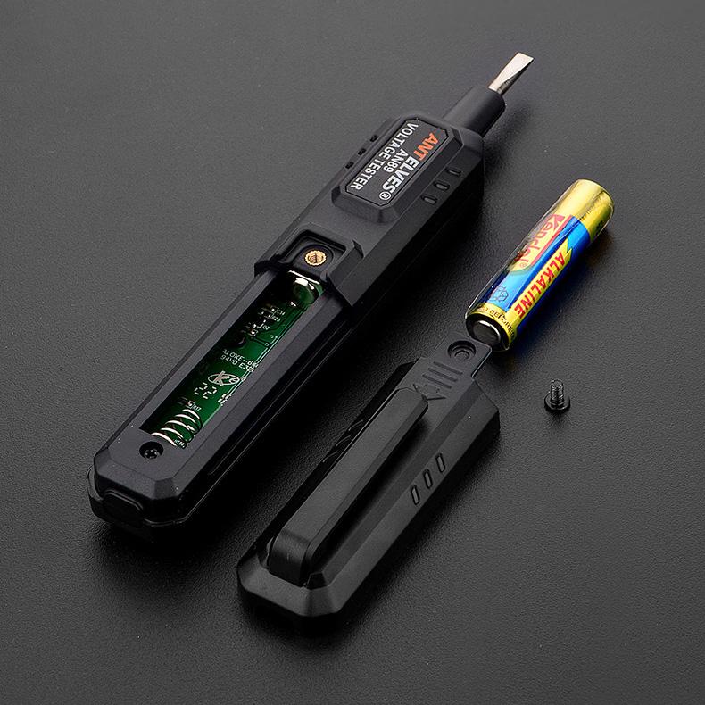 Bút thử điện cao cấp mà hình LCD rõ nét, Bút thử điện đo thông mạch, kiểm tra dây lửa dây mass có còi báo