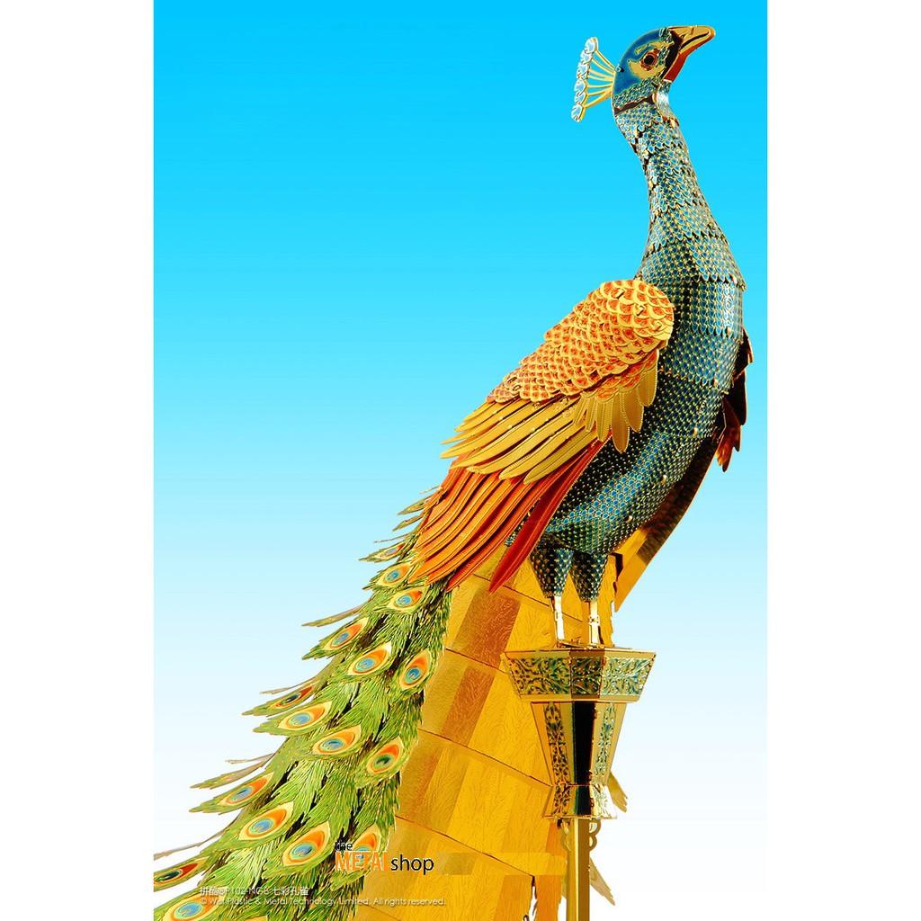 Mô hình lắp ghép kim loại động vật sơn màu