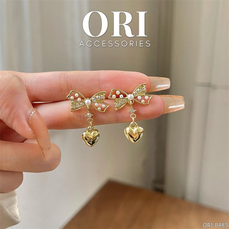 Bông tai nữ Lovely Heart sang trọng ORI ACCESSORIES B485
