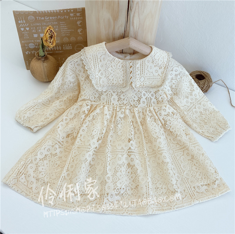 Váy công chúa bé gái cao cấp, đầm ren trắng Quảng Châu cho bé 1 tuổi đến 8 tuổi, nặng 10kg đến 25kg