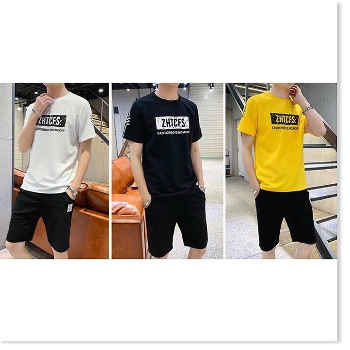 SET BỘ THUN HÈ THỂ THAO NAM CỰC CHẤT , SIÊU HOT HÈ 2021 MẪU MỚI NHẤT HIỆN NAY LANA FASHION