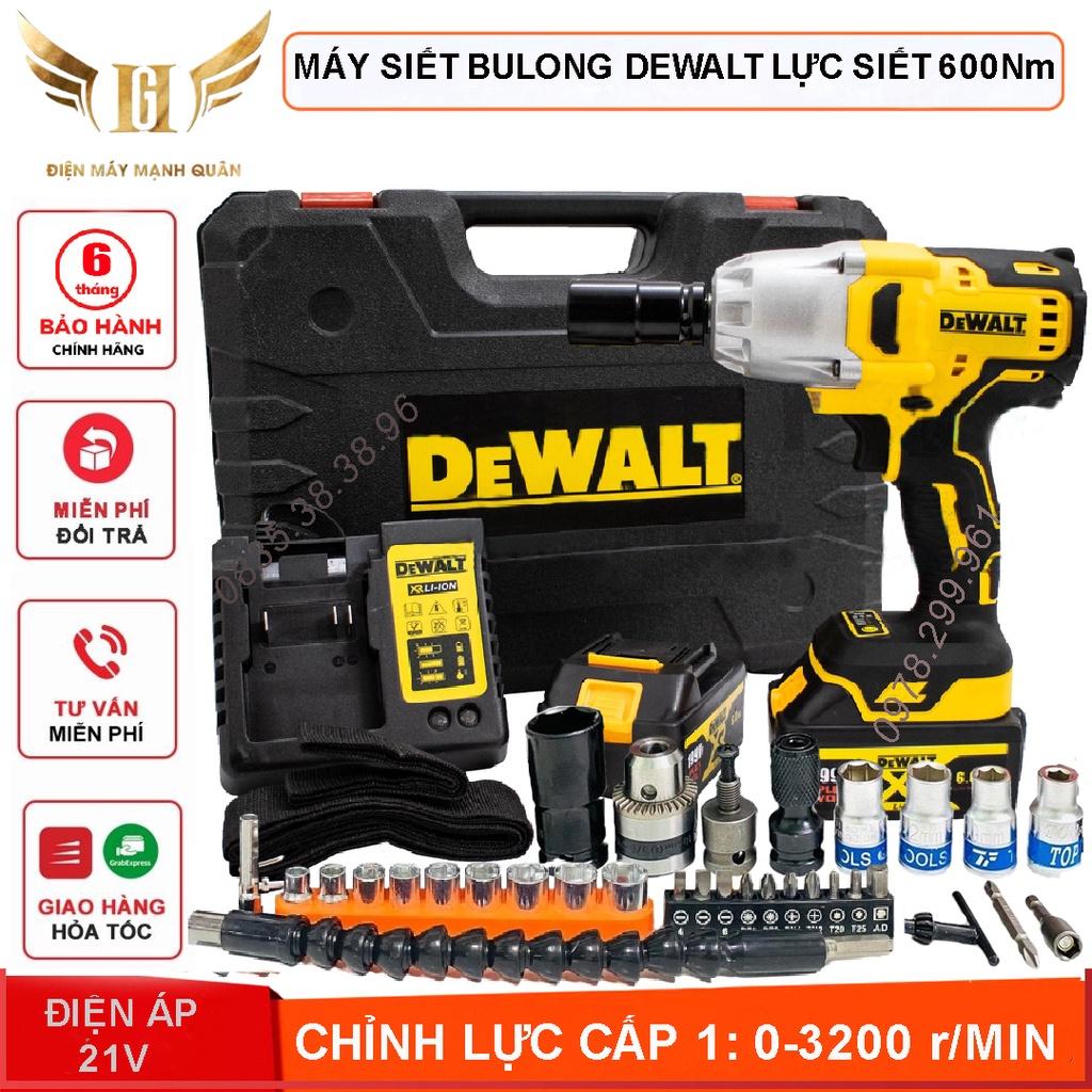 Máy Siết Bulong DEWALT 199V Máy Bắn Ốc Vặn Vít Đầu Đặc 1/2 Động Cơ Không Tha Chuyên Mở Ôc Nồi Xe Máy
