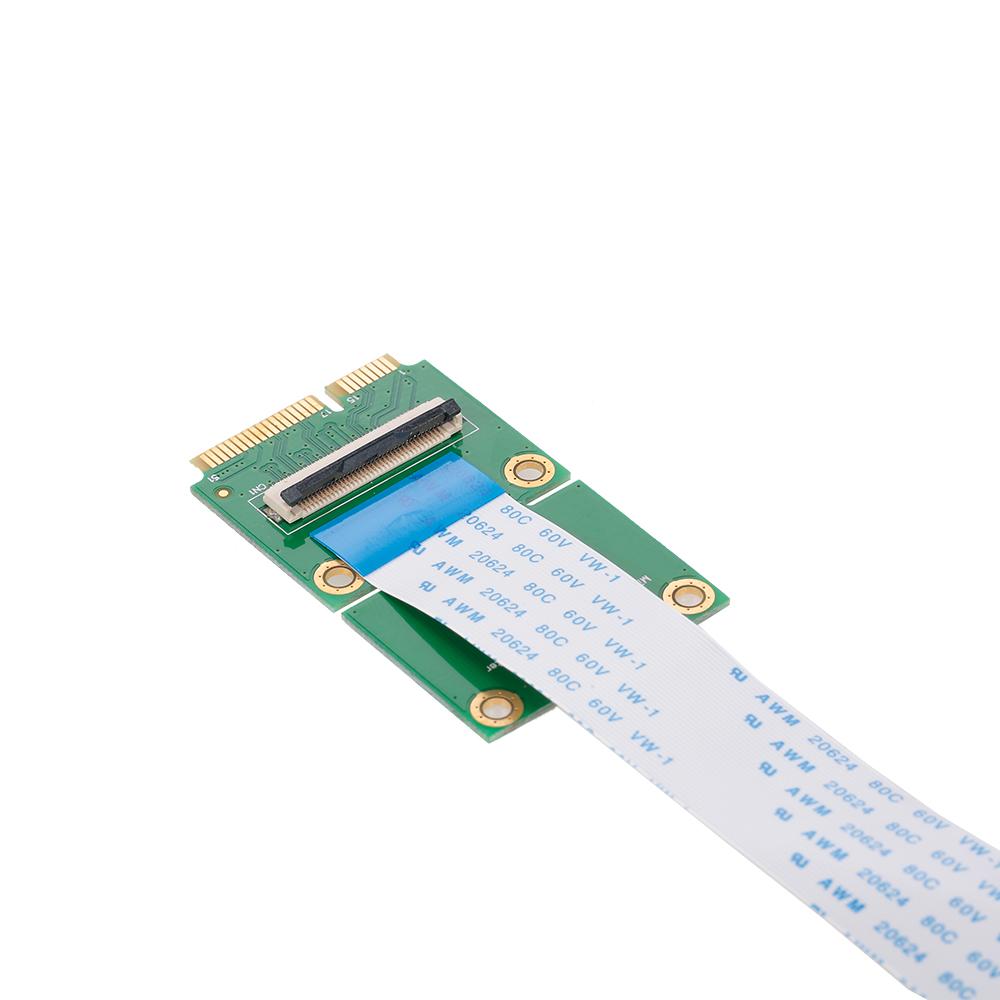 Thẻ chuyển đổi dây nối dài mini PCI-E sang PCI-E với hỗ trợ khe cắm ngang PCI-E 1X / 4X / 8X / 16X