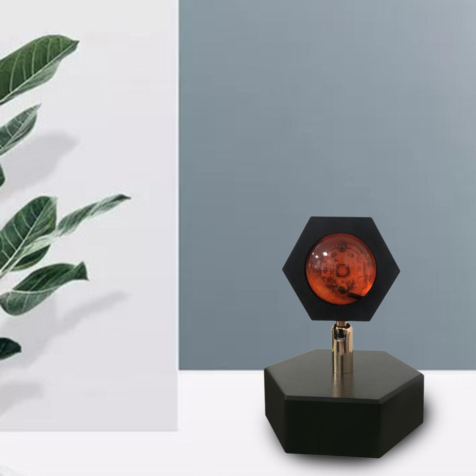 USB Sunset Projection Atmosphere Light Lamp Background Party Decor