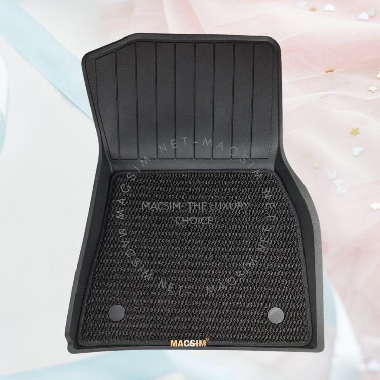 Thảm lót sàn ô tô 2 lớp cao cấp dành cho xe BMW X6 2019+ nhãn hiệu Macsim 3w chất liệu TPE