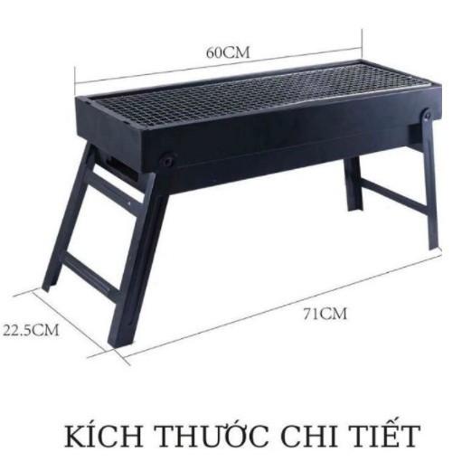 Bếp nướng than hoa BBQ ngoài trời cao cấp không khói