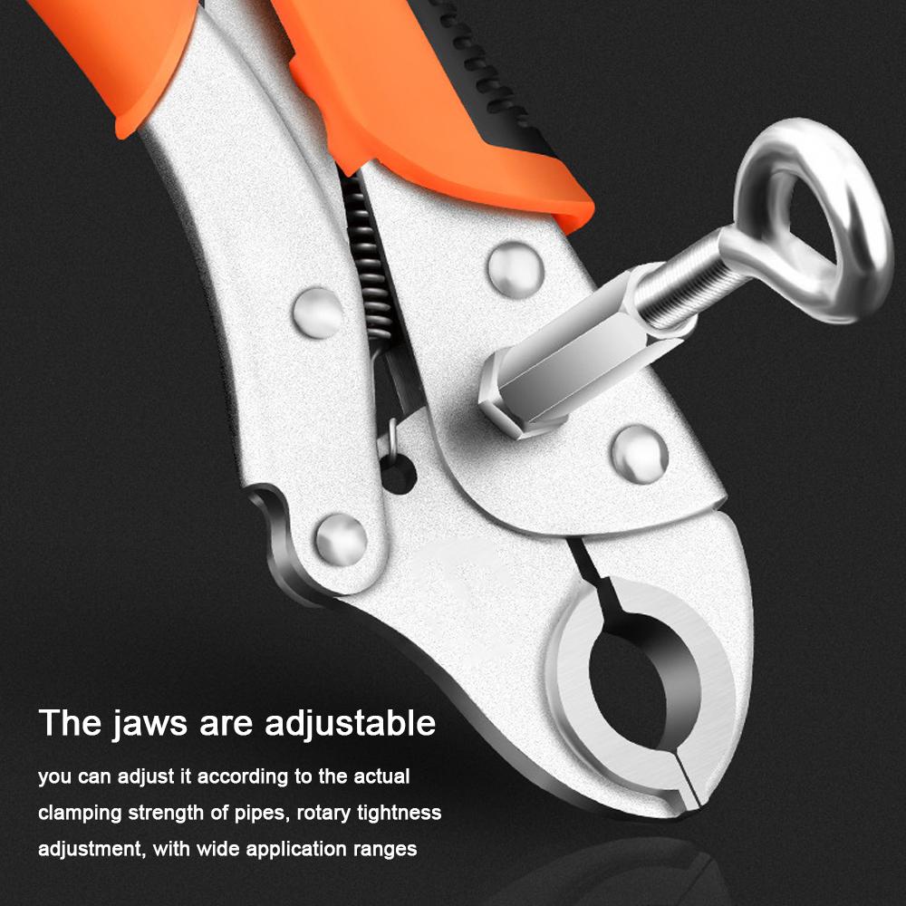 Multifunctional Pipes Steel Clamping Pliers Floor Heating Pipes Quick Installation Removal Tool Special Floor Heating Repairing Tools
