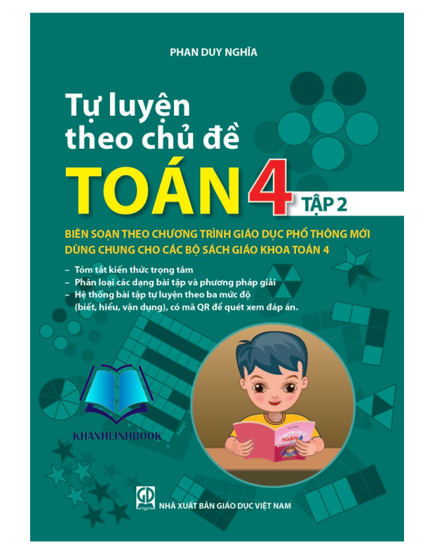Sách - Combo Tự luyện theo chủ đề toán 4 - tập 1 + 2