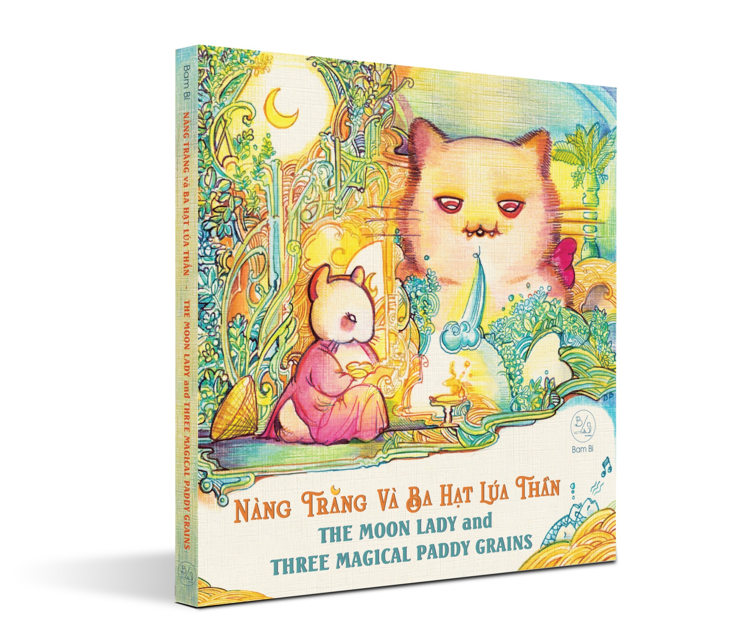 Combo Sách Hay - 2 cuốn Truyện Cổ Tích Song Ngữ Anh Việt-Sách tranh nghệ thuật-Dạy con có những đức tính tốt-Art Book - Pig Moon Bookstore