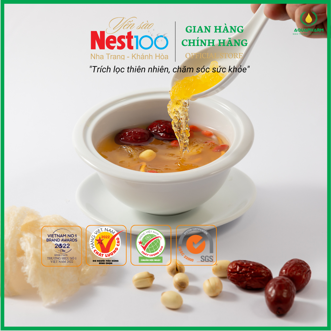 Yến sào tinh chế Nest100 - Hộp 100g - Cam kết 100% yến thật nguyên chất Khánh Hòa