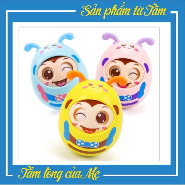 Đồ Chơi Chú Bé Lật Đật, Đồ Chơi Tinh Nghịch Chớp Mắt Có Chuông Nhẹ Nhàng Cho Bé Yêu
