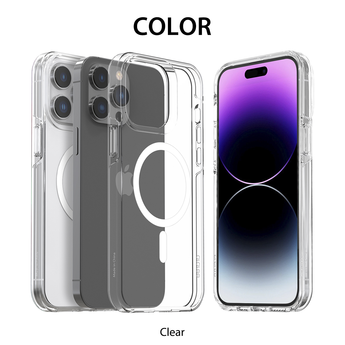 Ốp Lưng Chống Sốc ARAREE Duple M Clear Dành Cho iPhone 14 / 14 Plus / 14 Pro / 14 Pro Max - Hàng Chính Hãng