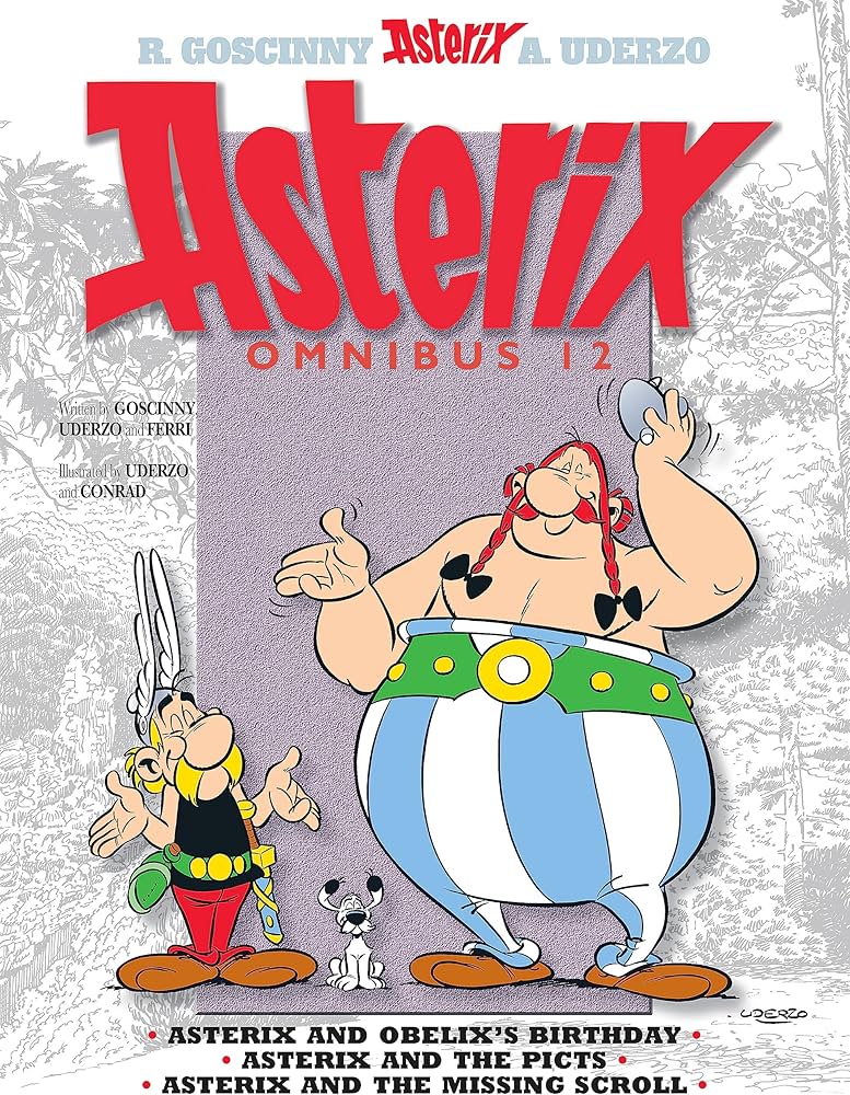 Sách - Asterix Omnibus Vol. 12 by René Goscinny - Graphic Novels Comics in English