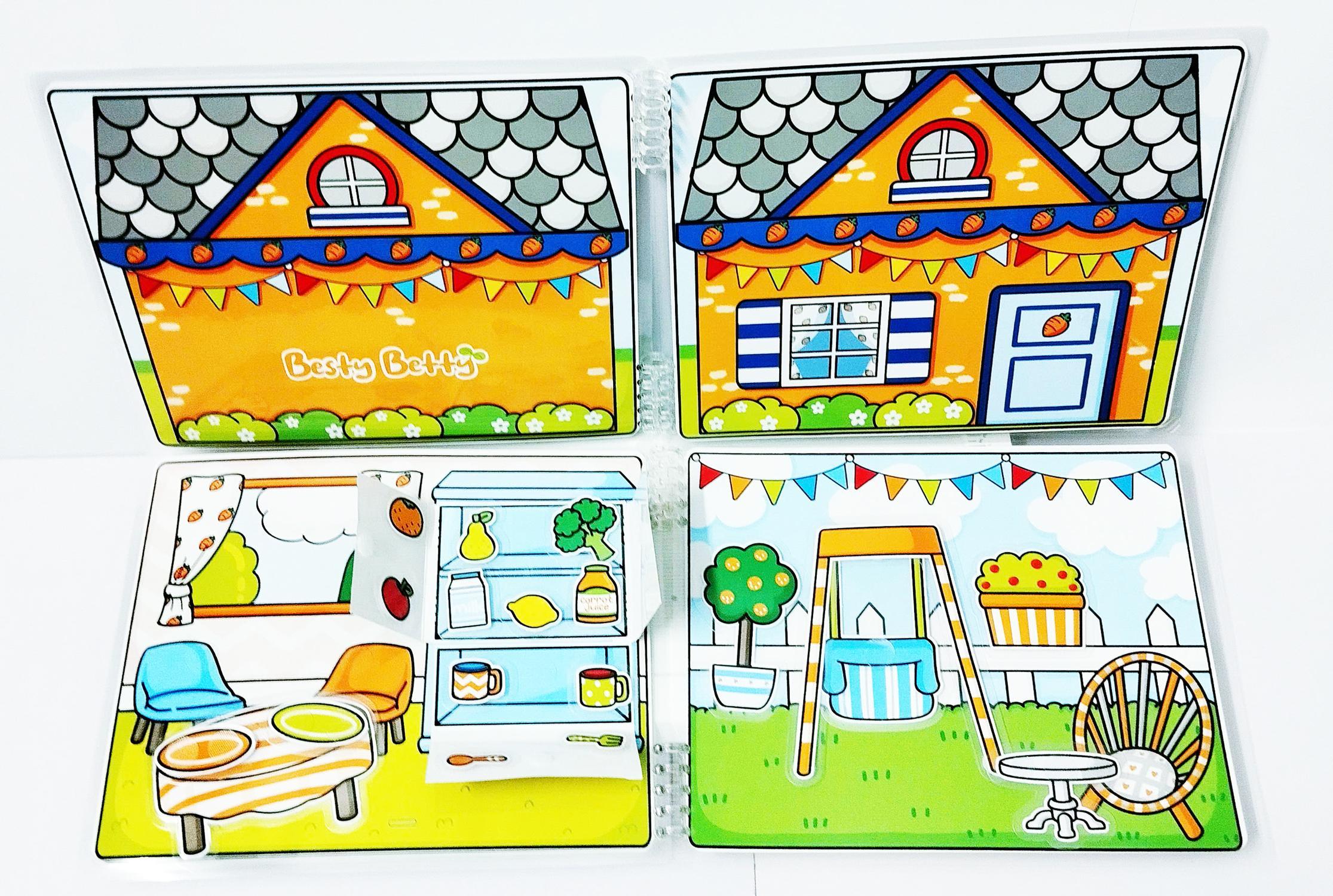 Bộ Tranh Tương Tác - Đôi Thỏ - LuLuHappyArt