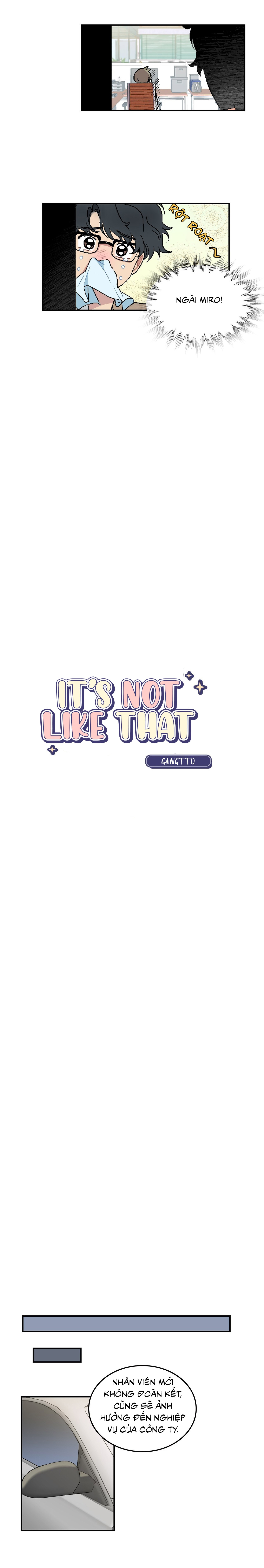 it's not like that chapter 6 3